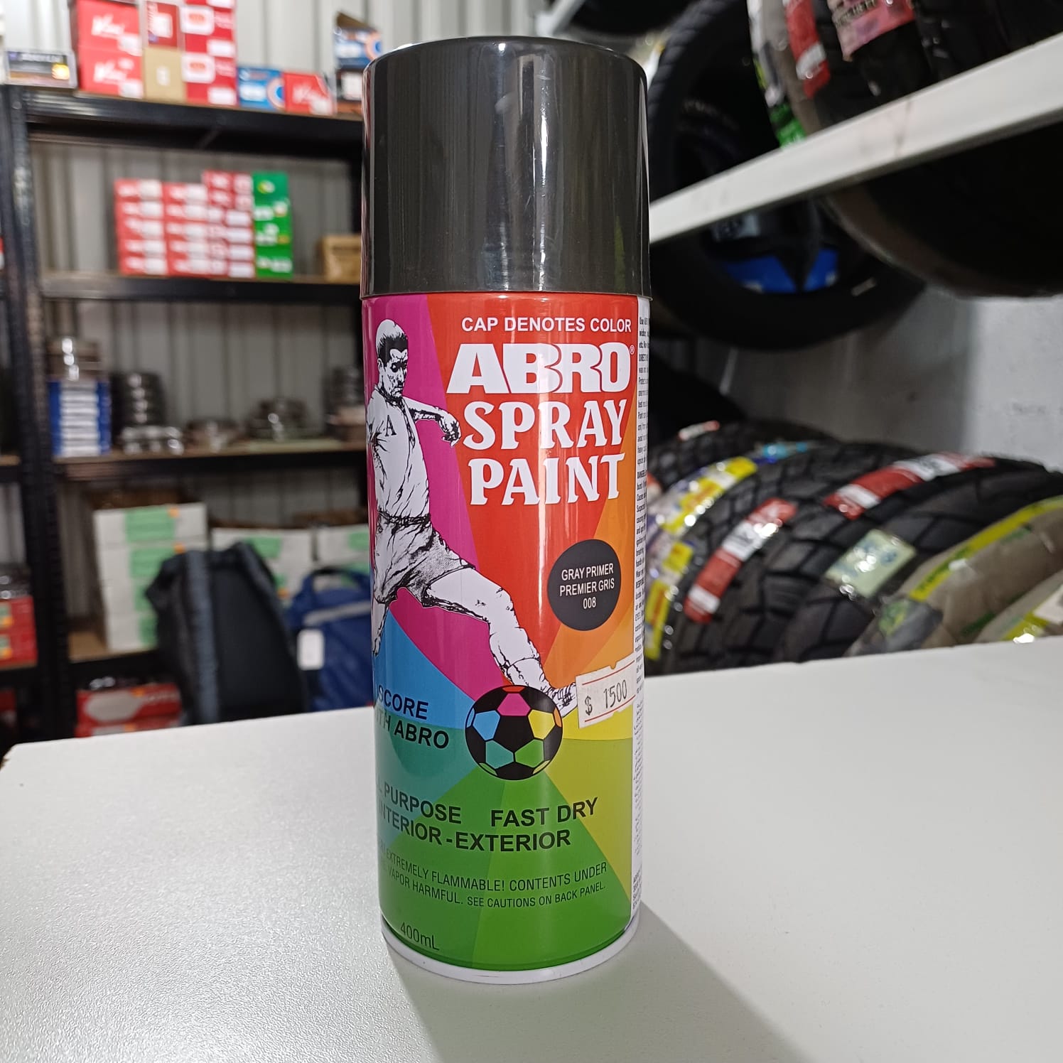SPRAY PINTURA ABRO GRIS