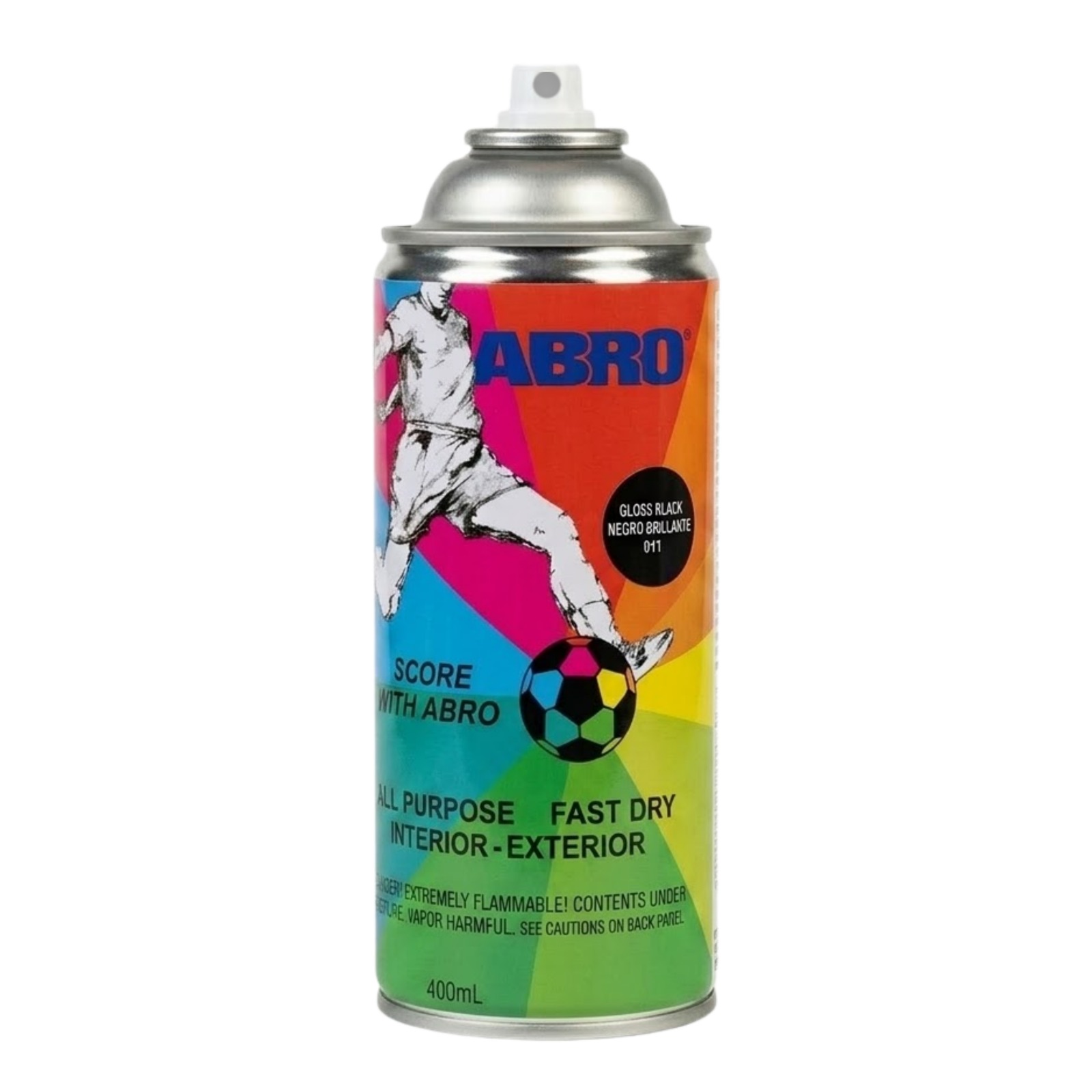 SPRAY PINTURA ABRO NEGRO BRILLANTE 