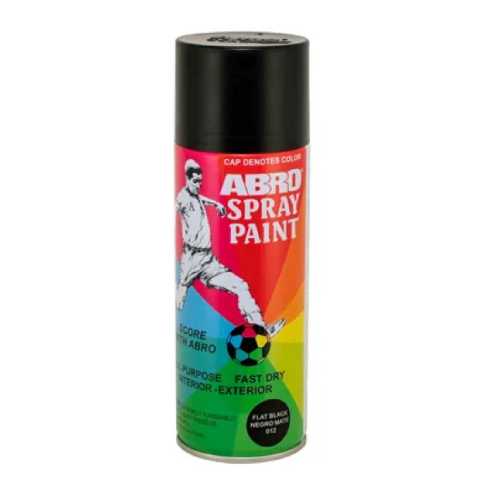 SPRAY PINTURA ABRO NEGRO BRILLANTE DE ALTA TEMPERATURA  