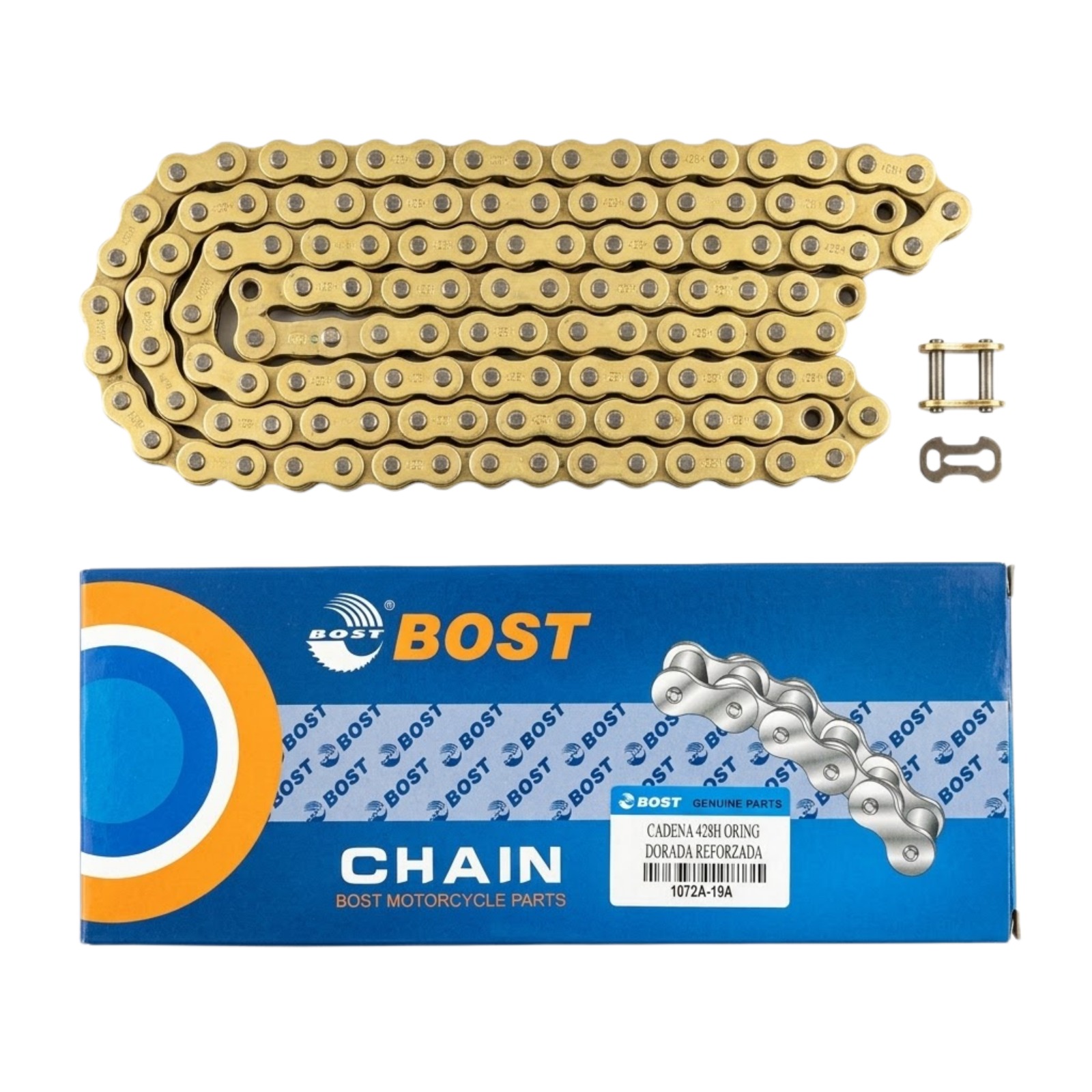BOST CADENA 428 O´RING DORADA 