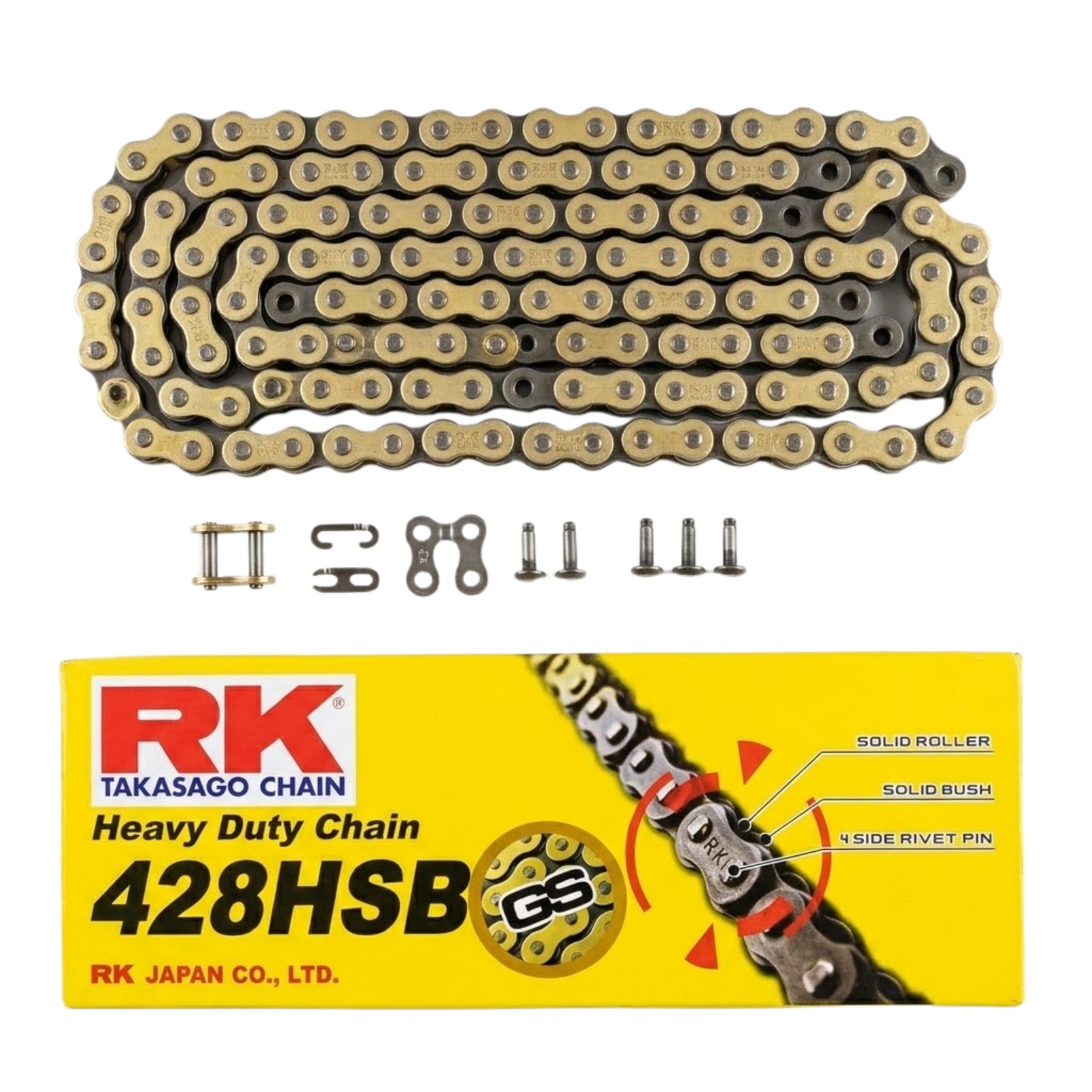 RK CADENA 428 DORADA 
